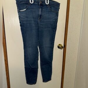 American eagle dark wash skinny jeans